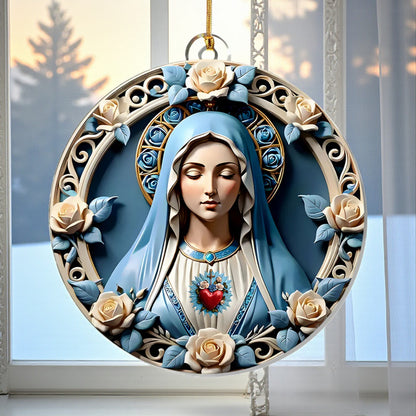 Sacred Heart of Mary Ornament