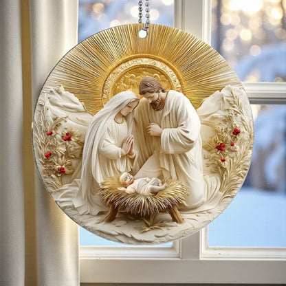 Sacred Nativity Keepsake Ornament