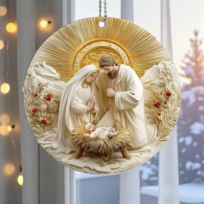 Sacred Nativity Keepsake Ornament