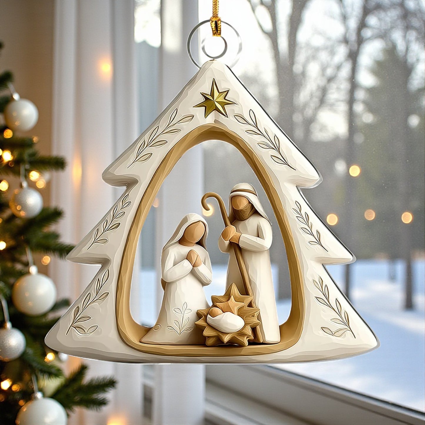 Sacred Night Nativity Ornament