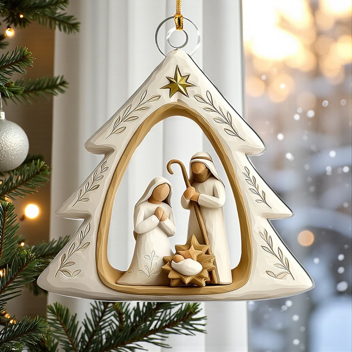 Sacred Night Nativity Ornament