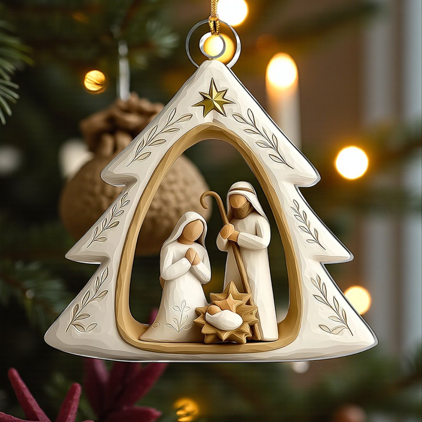Sacred Night Nativity Ornament