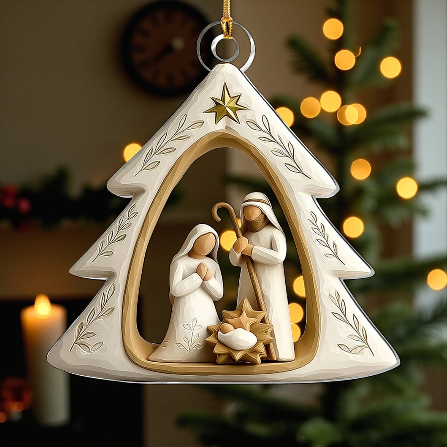 Sacred Night Nativity Ornament