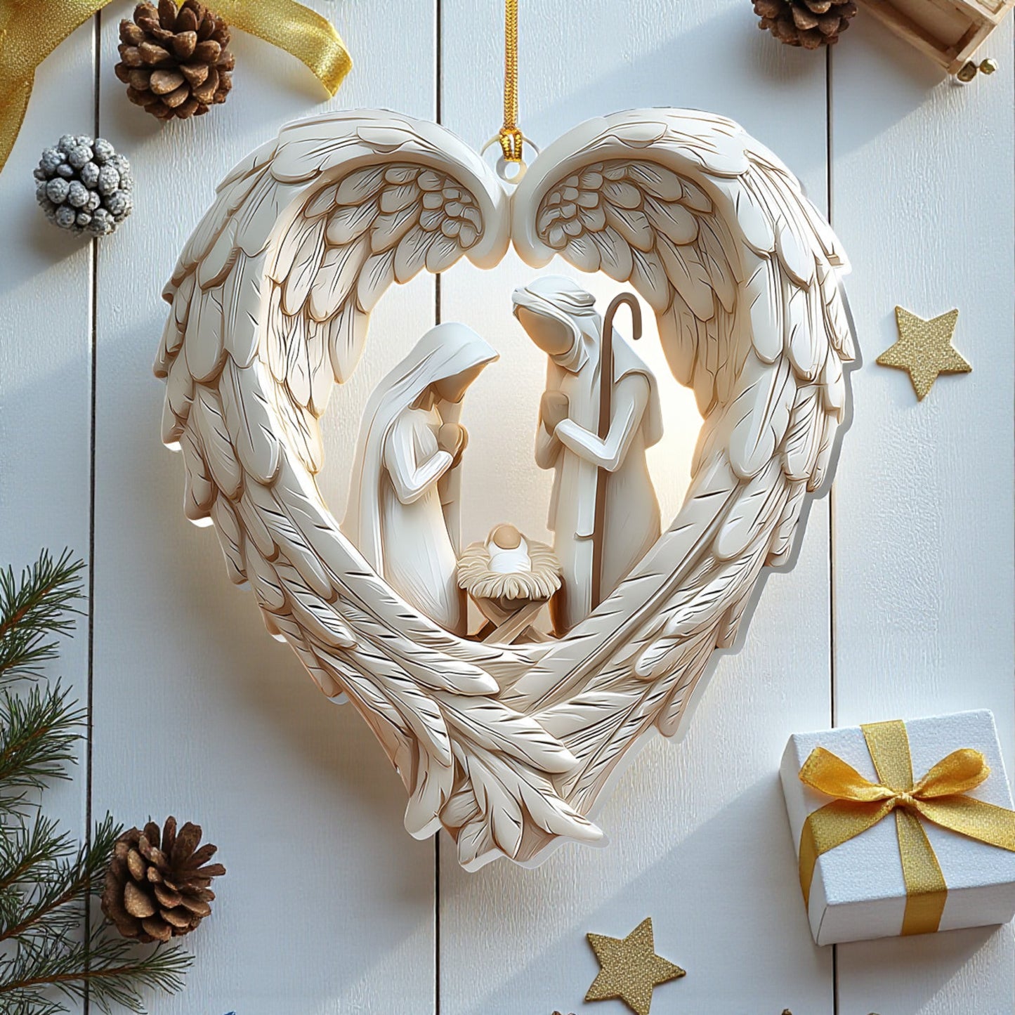 Wings Of Holy Night Ornament