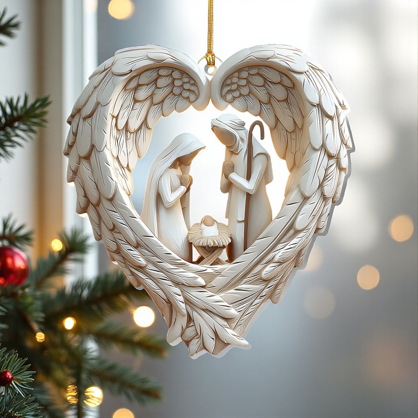 Wings Of Holy Night Ornament