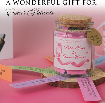 Bible Jar for Cancer Warrior, Cancer Care Gifts for Women, Cancer Gifts for Women, Breast Cancer Gifts, Cancer Comfort Gifts