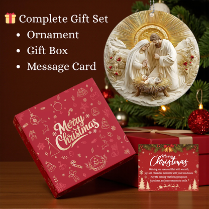 Sacred Nativity Keepsake Ornament
