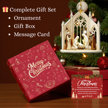 The Protector’s Nativity Ornament
