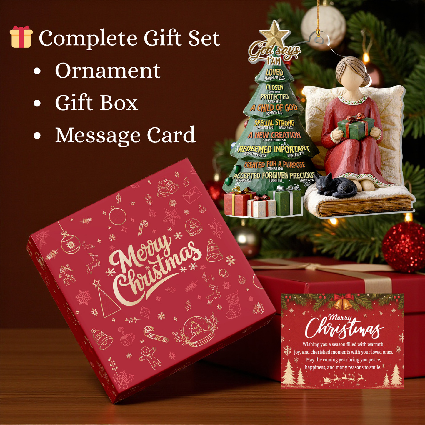 God Says I Am Ornament