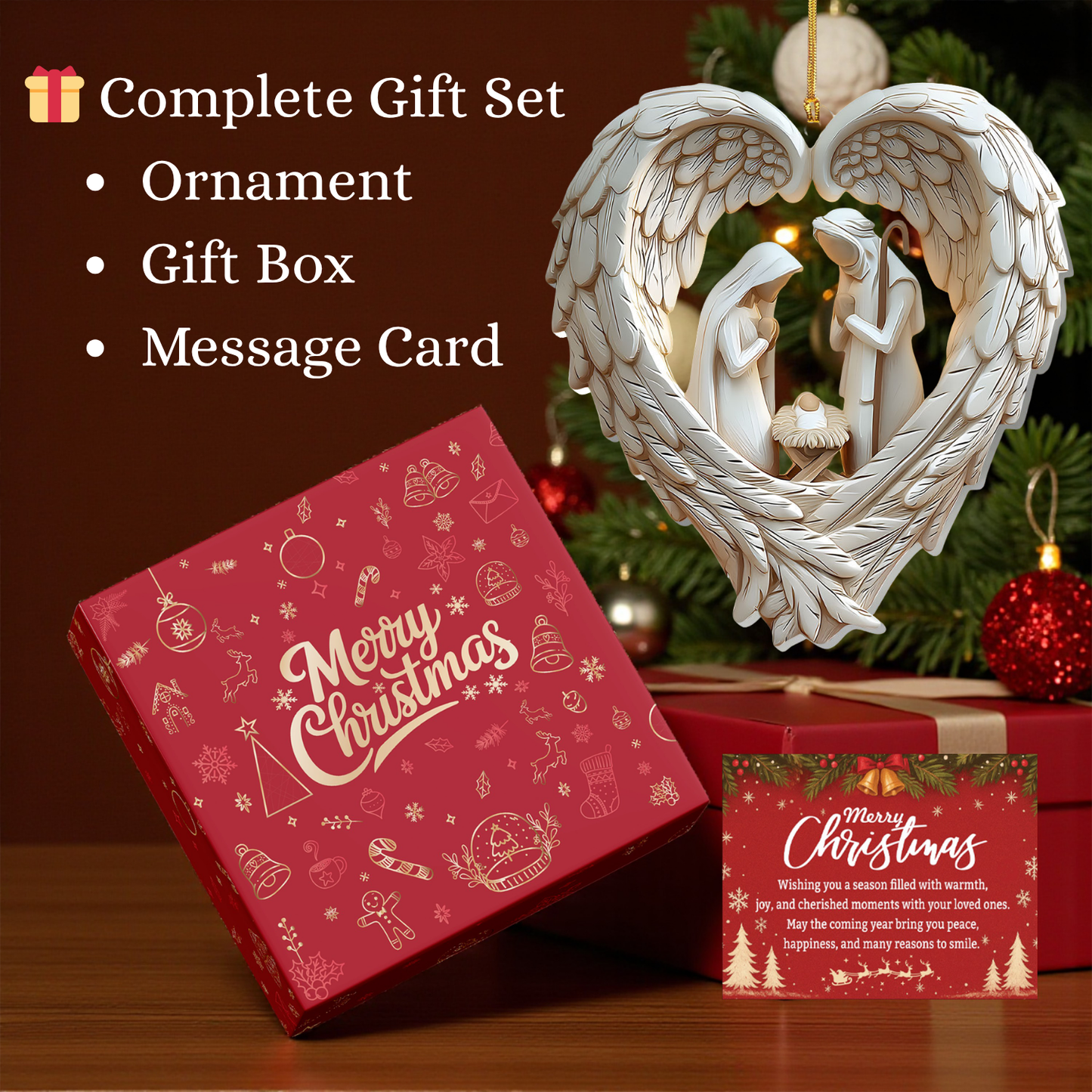 Wings Of Holy Night Ornament