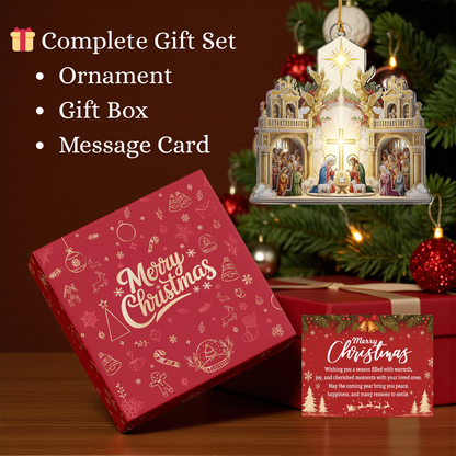 Jesus Nativity Scene Ornament