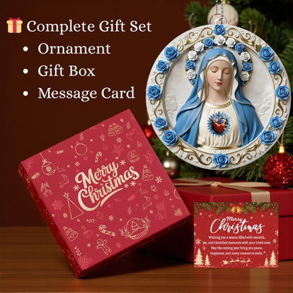 Heart of Mary Ornament