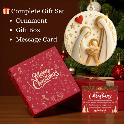 Holy Family Peace Ornament