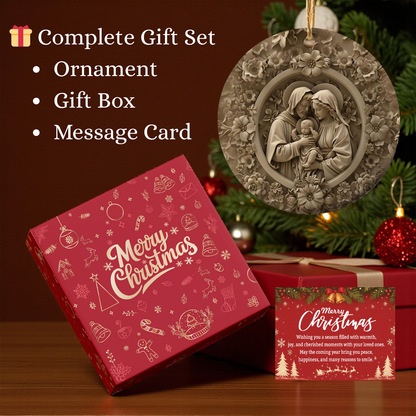 Divine Family Christmas Ornament