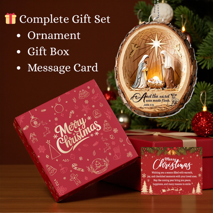 Emmanuel God With Us Ornament