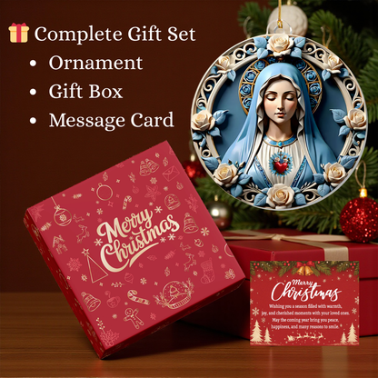 Sacred Heart of Mary Ornament