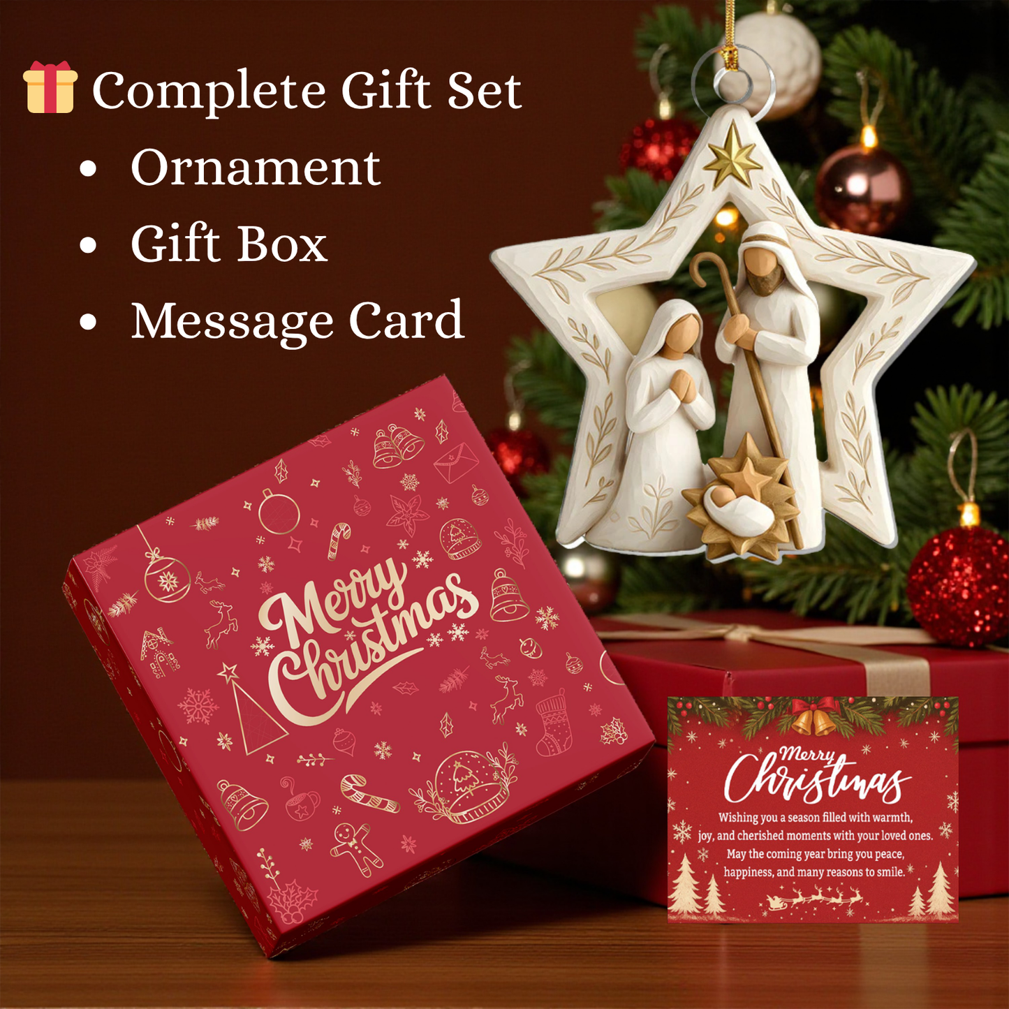 Holy Night Star Ornament