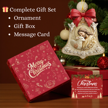 Jesus and Lamb Ornament