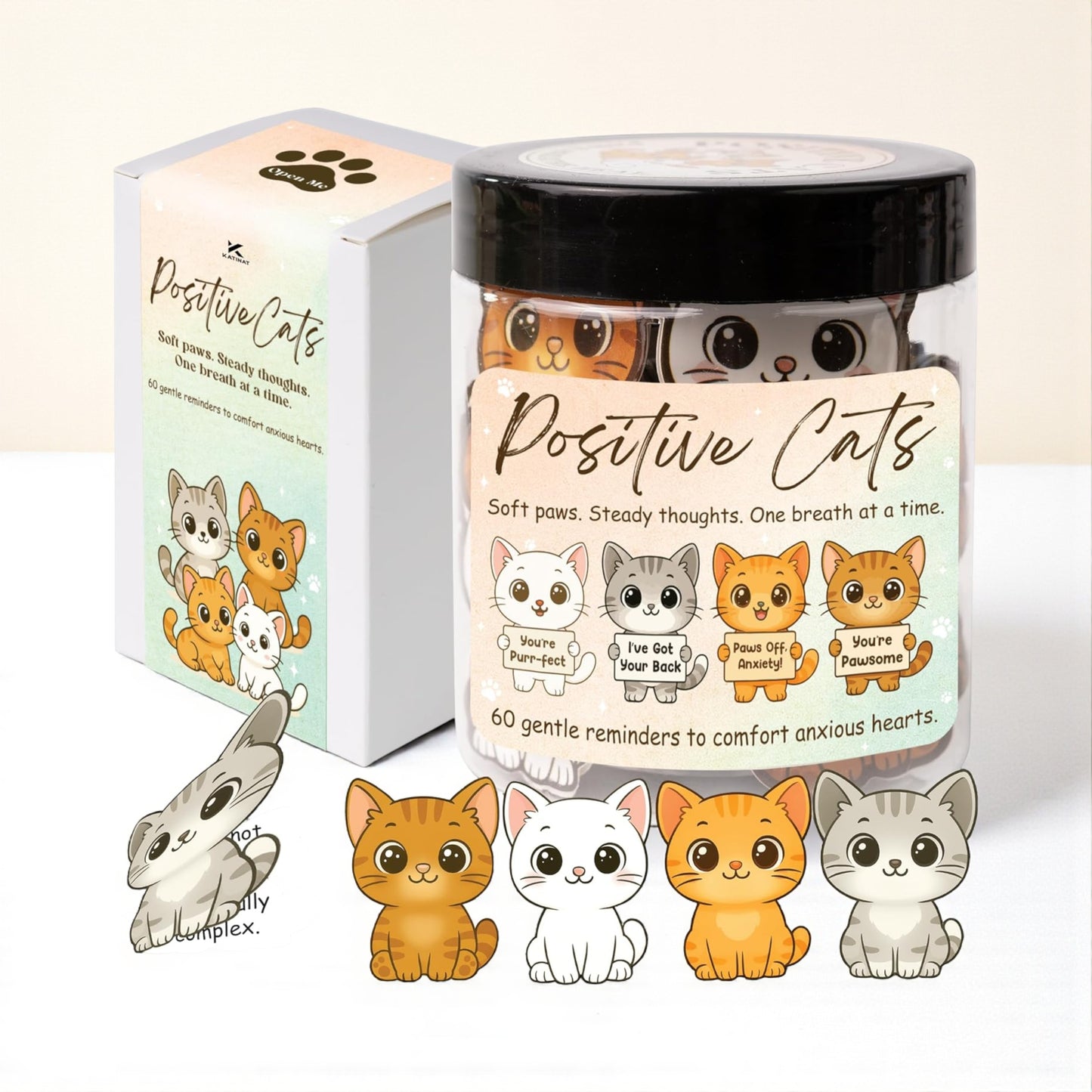 Positive Cats Jar