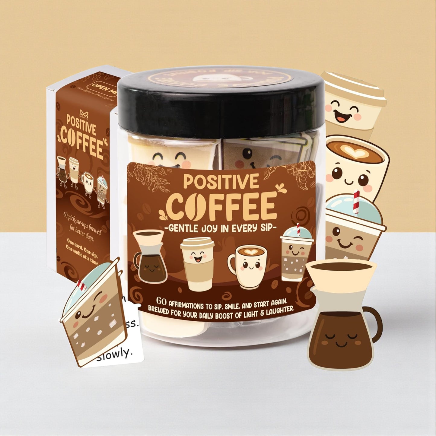 Positive Coffee Affirmation Jar