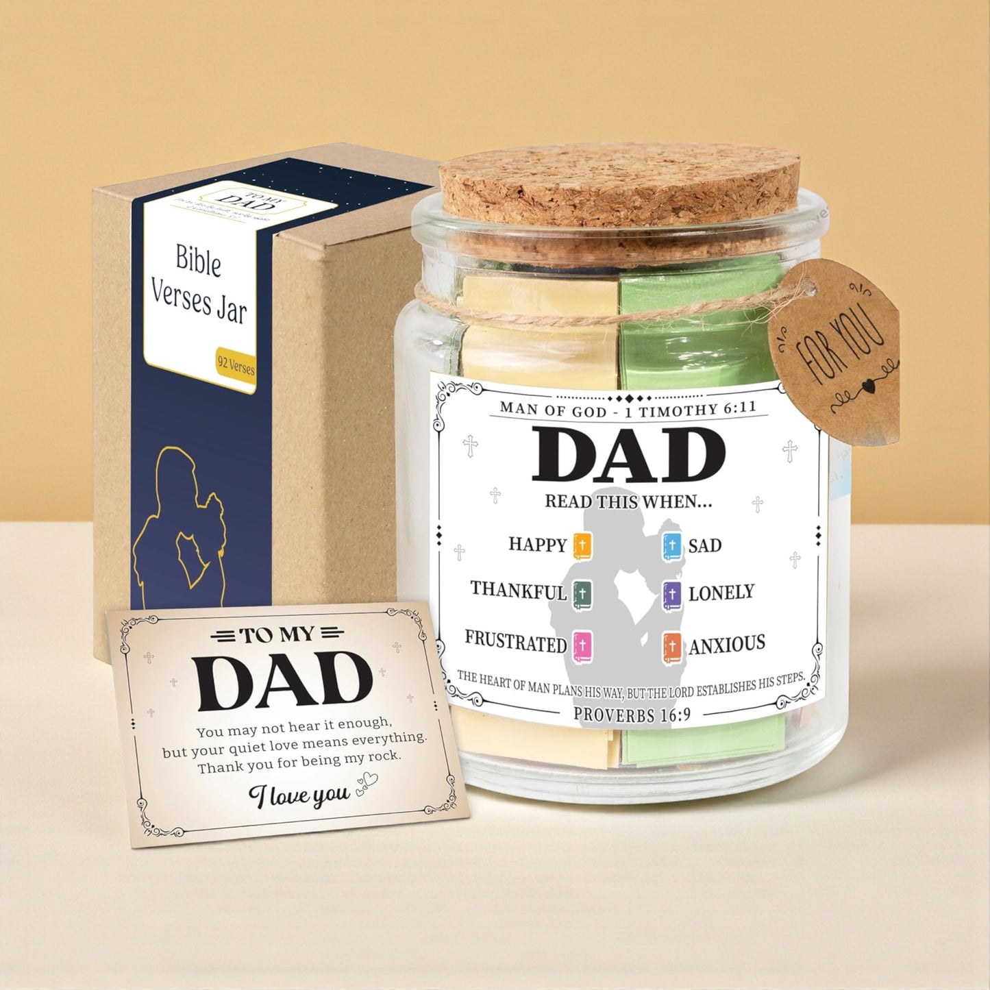 Bible Verses Jar for Dad