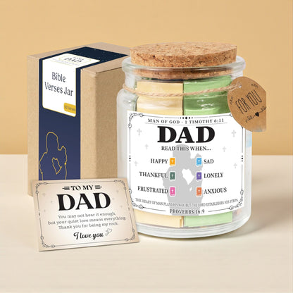 Bible Verses Jar for Dad
