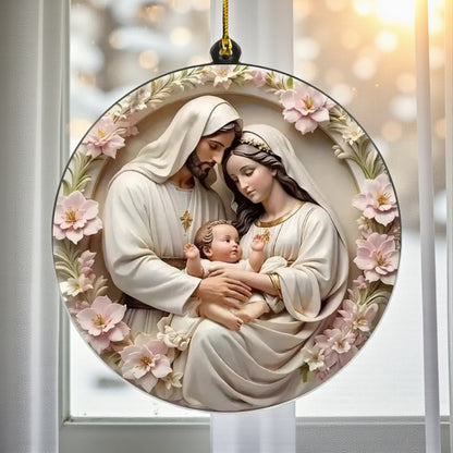 Holy Family Acrylic Ornament