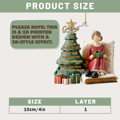 God Says I Am Ornament