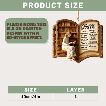 God Says I Am Ornament