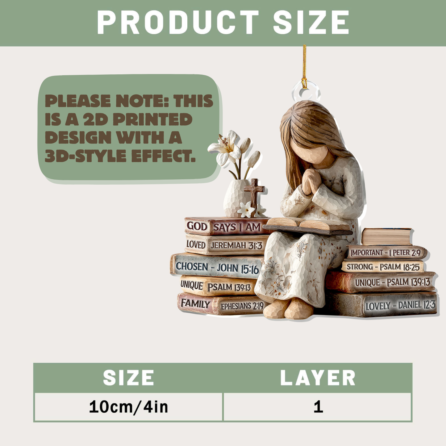 God Says I Am Ornament