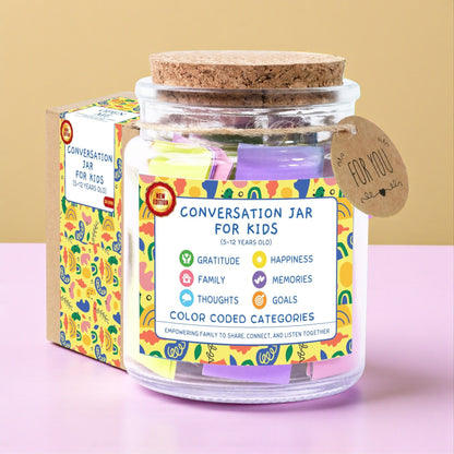Conversation Cards for Kids in Jar