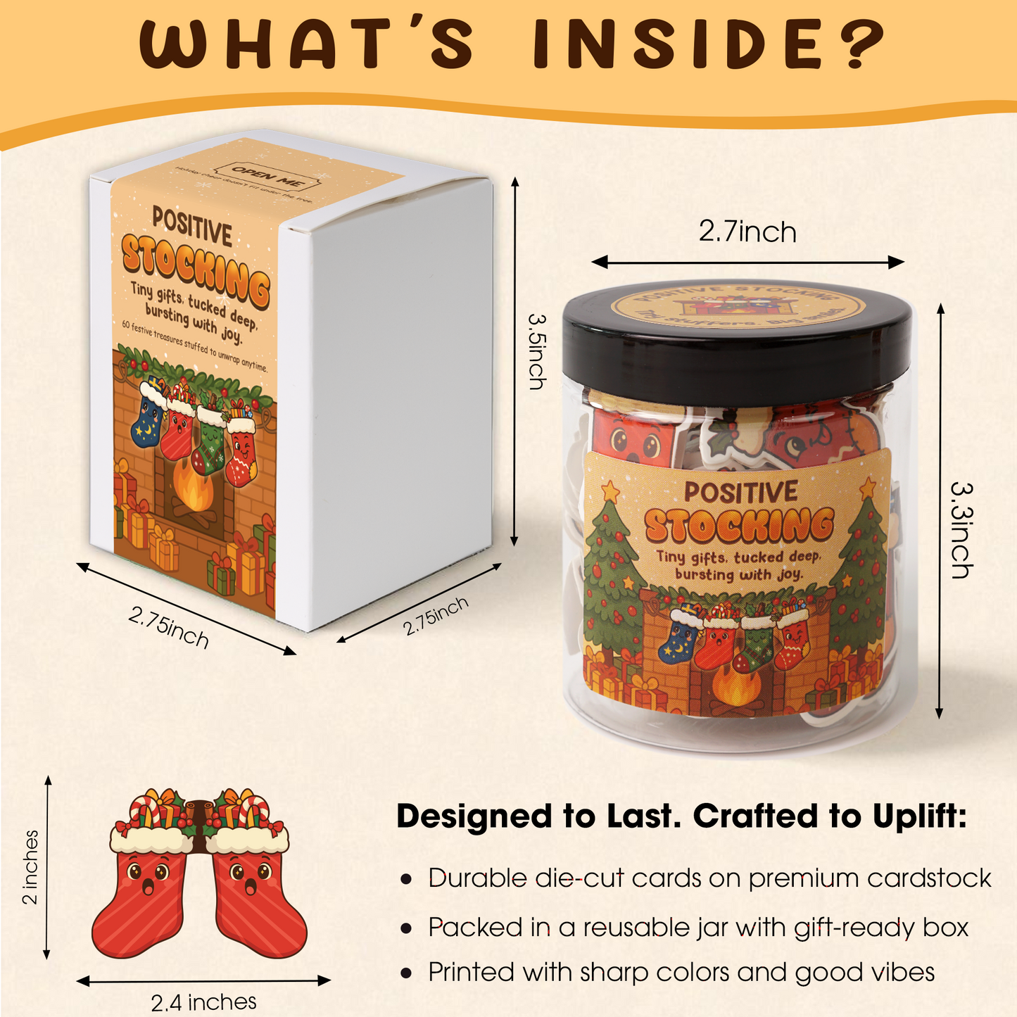 Positive Stocking Jar