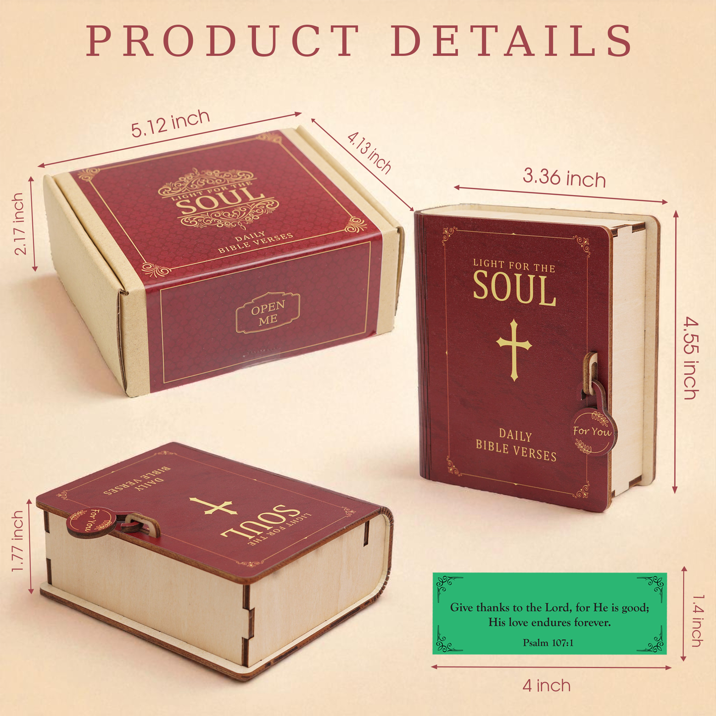 Light for the Soul – Daily Bible Verse Box