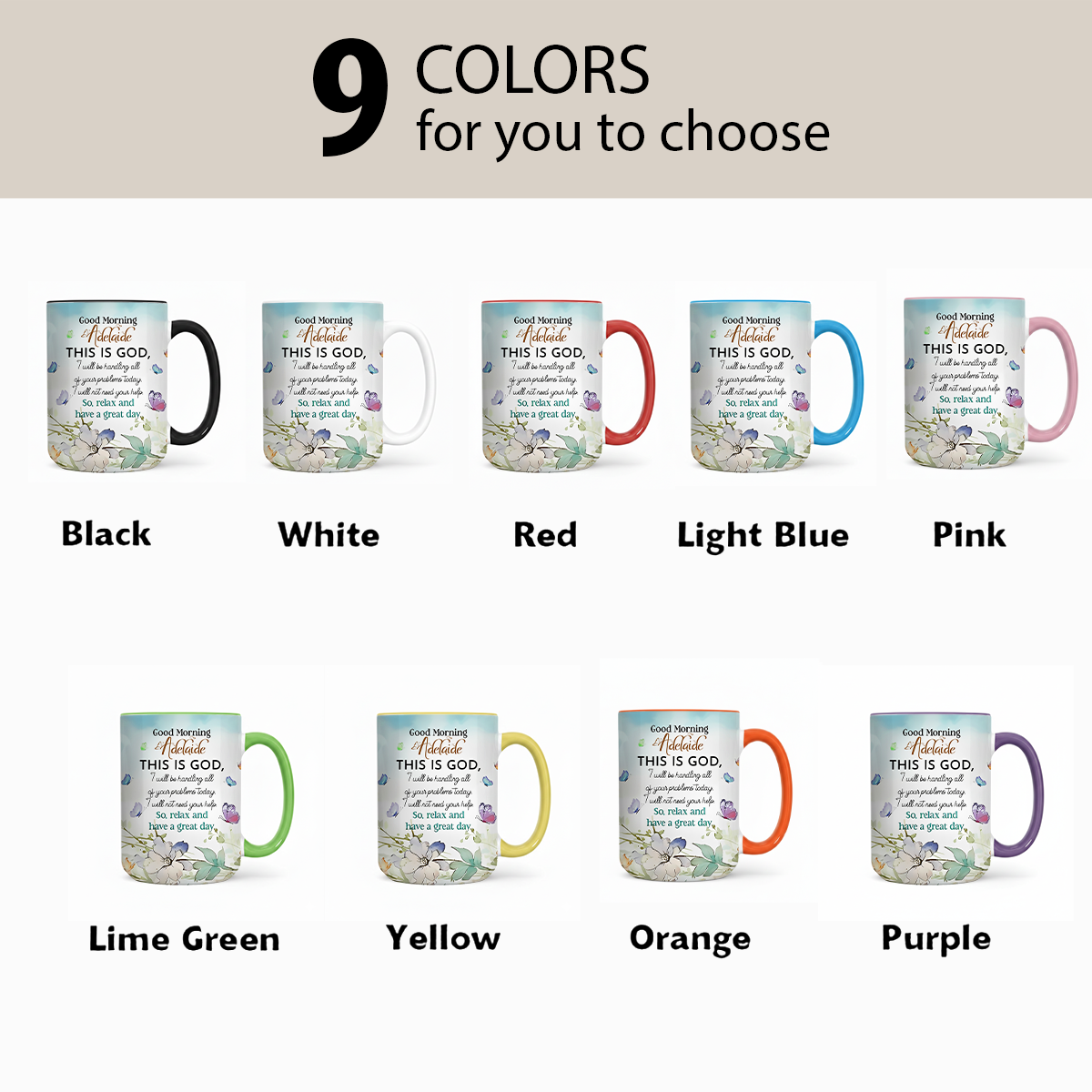Good Morning This Is God - Personalized Ceramic Mug