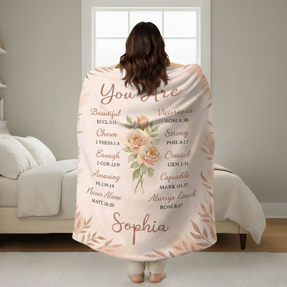 You Are - Personalized Sherpa Blanket