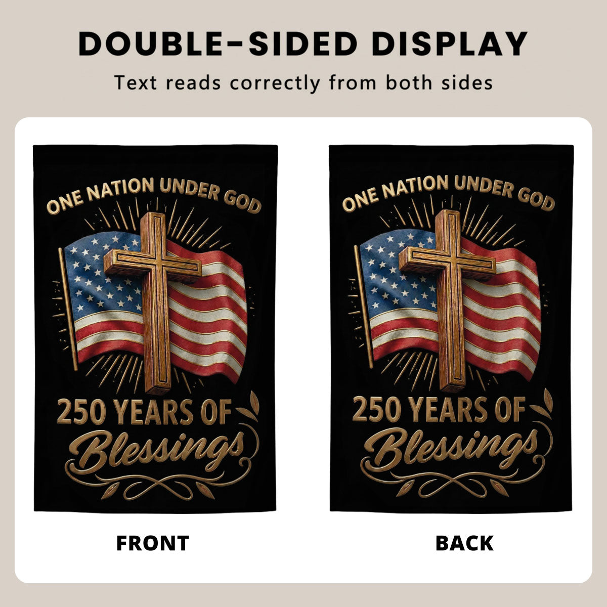 One Nation Under God - Garden Flag