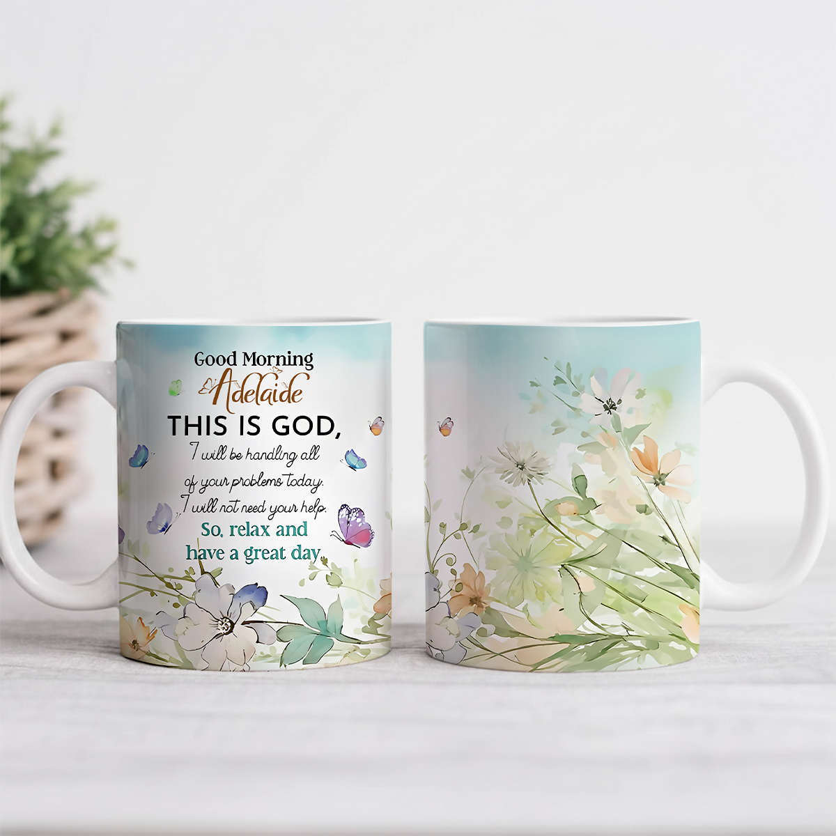Good Morning This Is God - Personalized Ceramic Mug