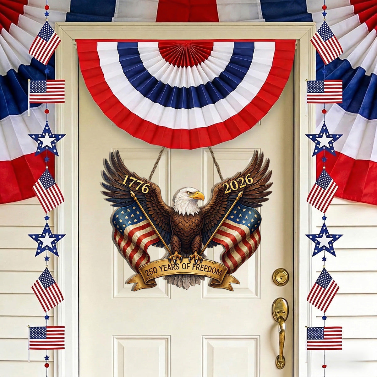 Freedom - Wooden Door Sign
