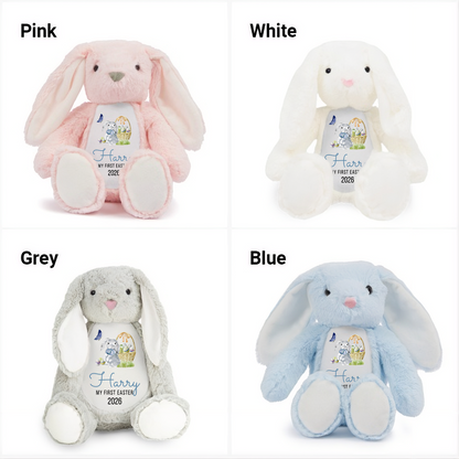 My First Easter 2026 -  Personalized Stuffed Bunny