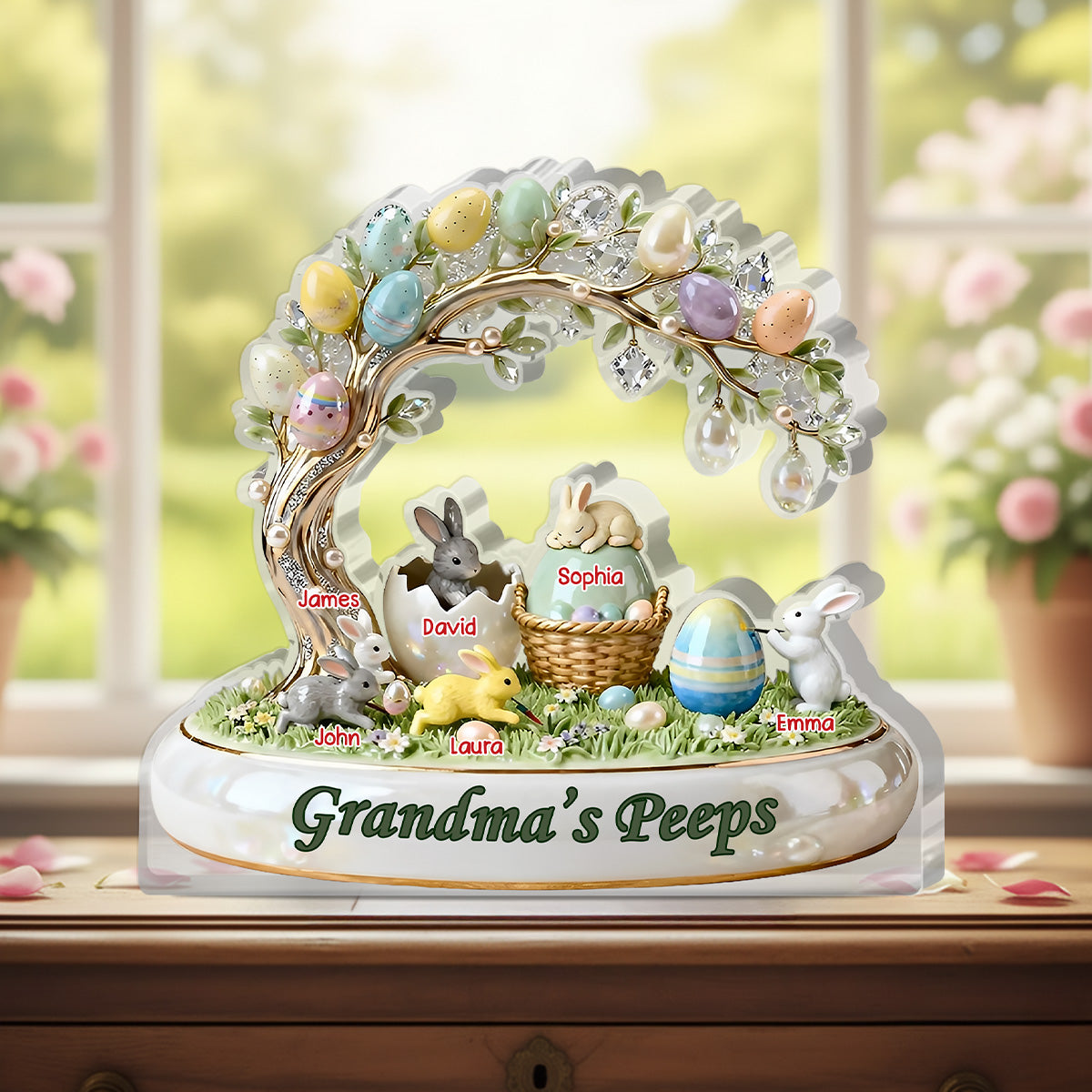 Grandma Peep Easter - Personalized Acrylic Plaque