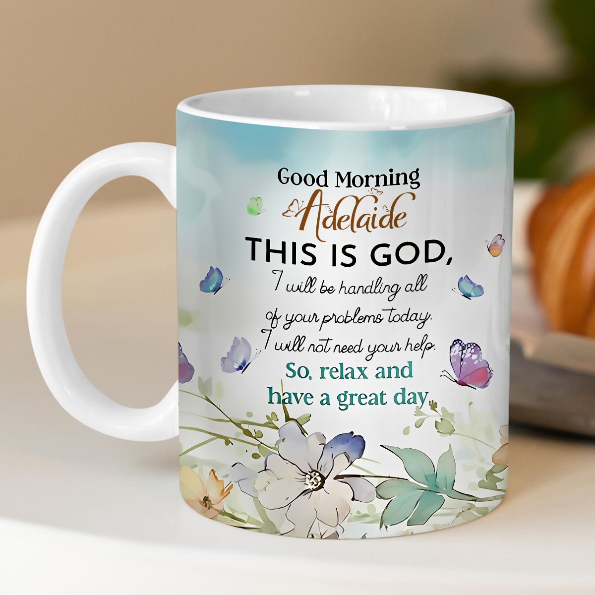 Good Morning This Is God - Personalized Ceramic Mug