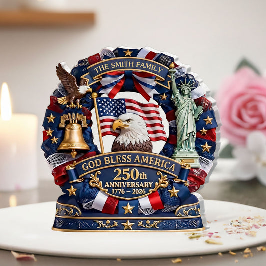 God Bless America - Personalized Acrylic Plaque