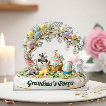 Grandma Peep Easter - Personalized Acrylic Plaque