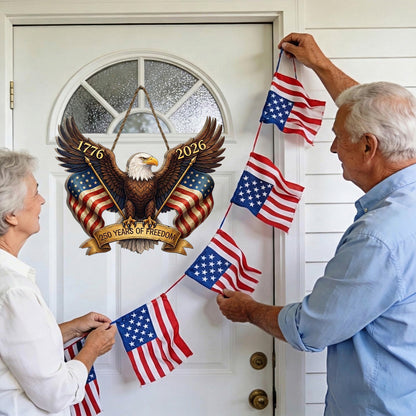 Freedom - Wooden Door Sign