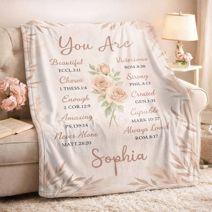 You Are - Personalized Sherpa Blanket