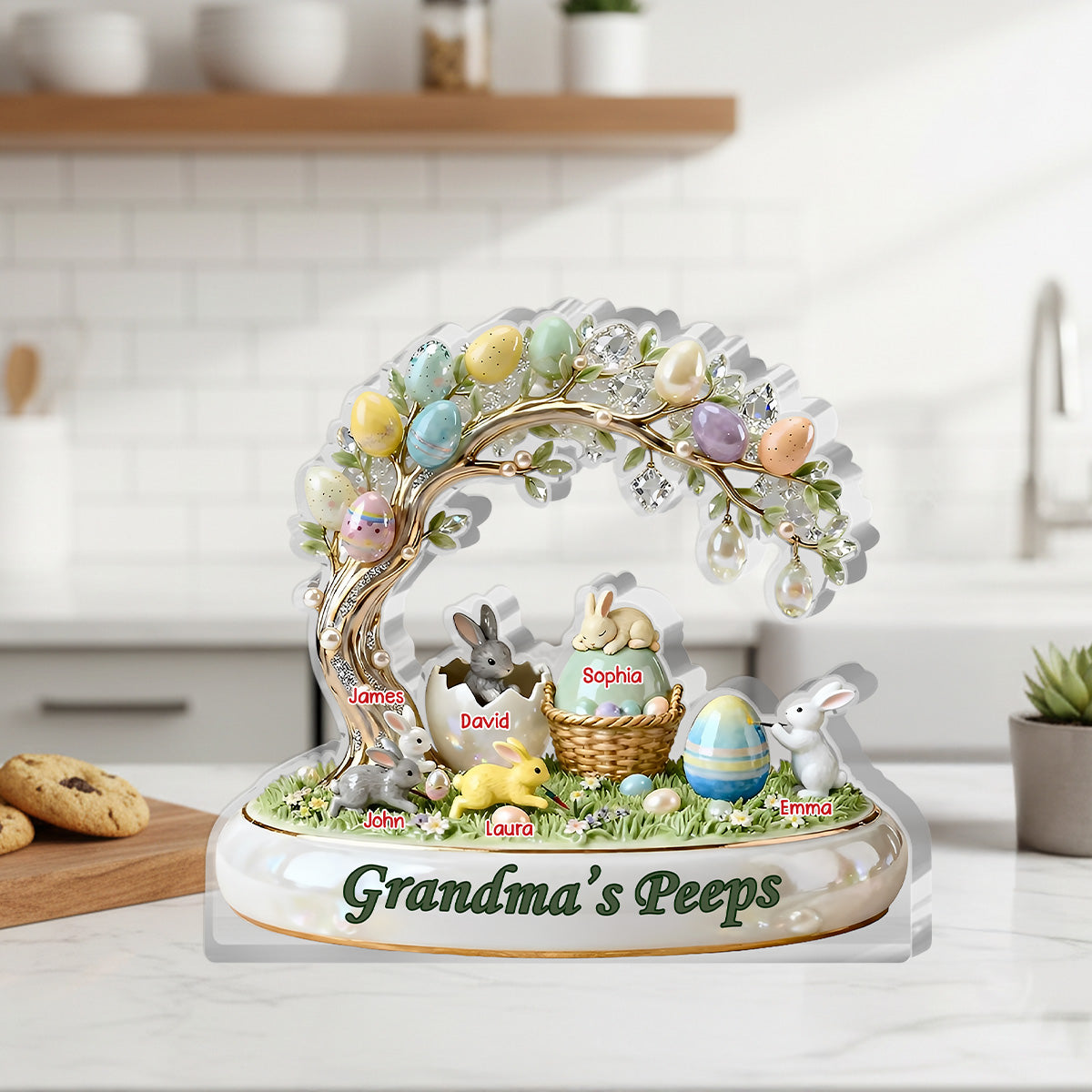 Grandma Peep Easter - Personalized Acrylic Plaque
