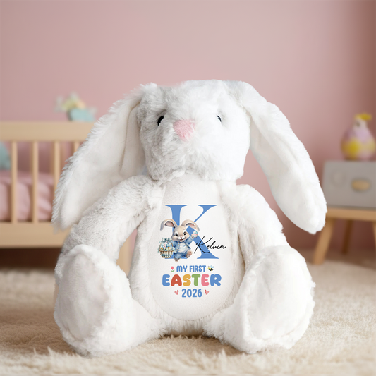 My First Easter - Personalized Stuffed Bunny