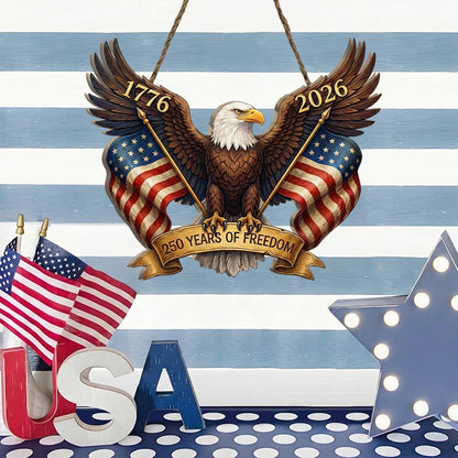 Freedom - Wooden Door Sign