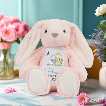 My First Easter 2026 -  Personalized Stuffed Bunny