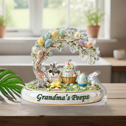 Grandma Peep Easter - Personalized Acrylic Plaque